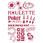 Stencil G méret 21x29,7 cm - roulette