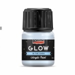 GLOW sötétben világító akrilfesték 30 ml kékesfehér