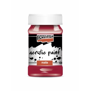 Matt akrilfesték 100 ml vörösbor 9111