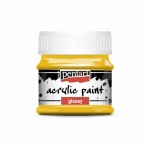 Fényes akrilfesték 50 ml napsárga