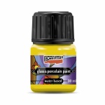 Üveg és porcelánfesték 30 ml sárga