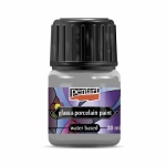 Üveg és porcelánfesték 30 ml ezüst