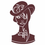 Steampunk fafigurák, 6 db/csomag 16