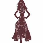 Steampunk fafigurák, 6 db/csomag 17