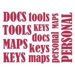 Stencil D méret cm20x15 Words for documents