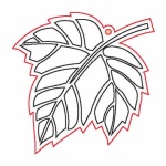 Fafigura, 5 db/csomag - levél 68