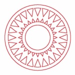 Fafigura, 6 db/csomag - karika 93
