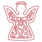 Fafigura, 5 db/csomag - angyal 96
