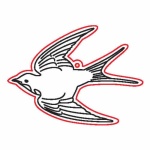 Fafigura, 5 db/csomag - fecske 160