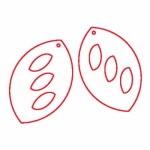 Fafigura, 6 db/csomag - füli alap 222