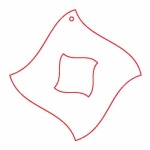 Fafigura, 6 db/csomag - füli alap 228