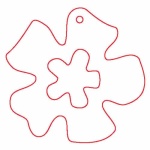 Fafigura, 6 db/csomag - füli alap 231