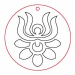 Fafigura, 6 db/csomag - füli alap 291
