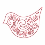 Fafigura, 5 db/csomag - madár 311