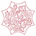 Fafigura, 5 db/csomag - csillag 313