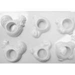 Gipszkiöntő forma, normál - 3D Gyertyagyűrű