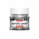 Metál akrilfesték 50 ml grafit
