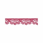 Stencil E méret 60x7 cm - Lace
