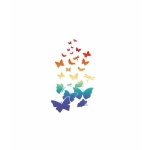Stencil G méret 21x29,7 cm - Butterflies