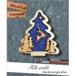 Karácsonyfa díszek- Téli erdő