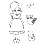 HD gumi pecsételő 7 x 11 cm - Camille