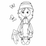HD gumi pecsételő 7 x 11 cm - Emma