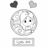 HD gumi pecsételő 7 x 11 cm - Lovely minds
