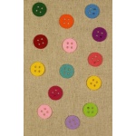 Filcfigura - Gomb alakú filcfigura /2,5 cm/ (14 db/cs)