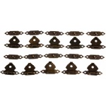 Fém zár bronz 28x18 mm (10 db/csomag)