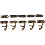 Fém zár bronz 28x33 mm (5 db/csomag)