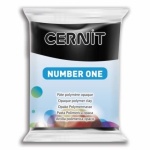 Cernit süthető gyurma N°1, 56 g - fekete