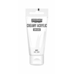 Krémes akrilfesték selyemfényű 60 ml fehér