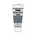 Krémes akrilfesték selyemfényű 60 ml szürke