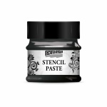 Stencilező paszta metál 50 ml fekete gyémánt