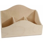 Fa írószeres tartó, sima 22 x 10 x 14 cm