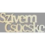 Fafelirat, 7 cm, 3 db/csomag – Szívem csücske