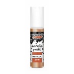 Metál akrilfesték 20 ml antikréz
