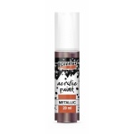 Metál akrilfesték 20 ml padlizsán
