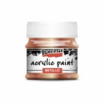 Metál akrilfesték 50 ml antikréz