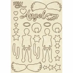 Fa figura - A5 - Baby angyal