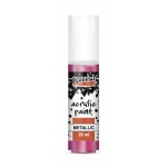 Metál akrilfesték 20 ml magenta