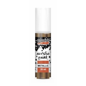 Metál akrilfesték 20 ml csillogó bronz