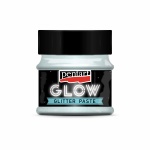 Glow glitter paszta 50 ml ezüst
