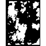 Vastag stencil 15x20 cm - Rozsda 2