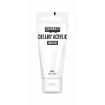 Krémes akrilfesték selyemfényű 200 ml fehér
