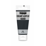 Krémes akrilfesték selyemfényű 200 ml fekete