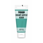 Krémes akrilfesték selyemfényű 200 ml türkizzöld