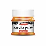 Metál akrilfesték 50 ml metál narancs