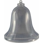 Akriltárgy harang 10 cm