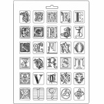 lágy PVC öntőforma, A4 - ABC